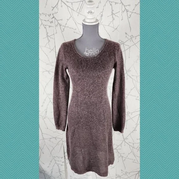 Noa Noa | Dresses | Noa Noa Ribbed Knit Kid Mohair Wool Blend Sweater Dress  | Poshmark